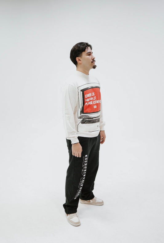 NO LUCK IN THE PROCESS SWEATPANTS (BLACK)